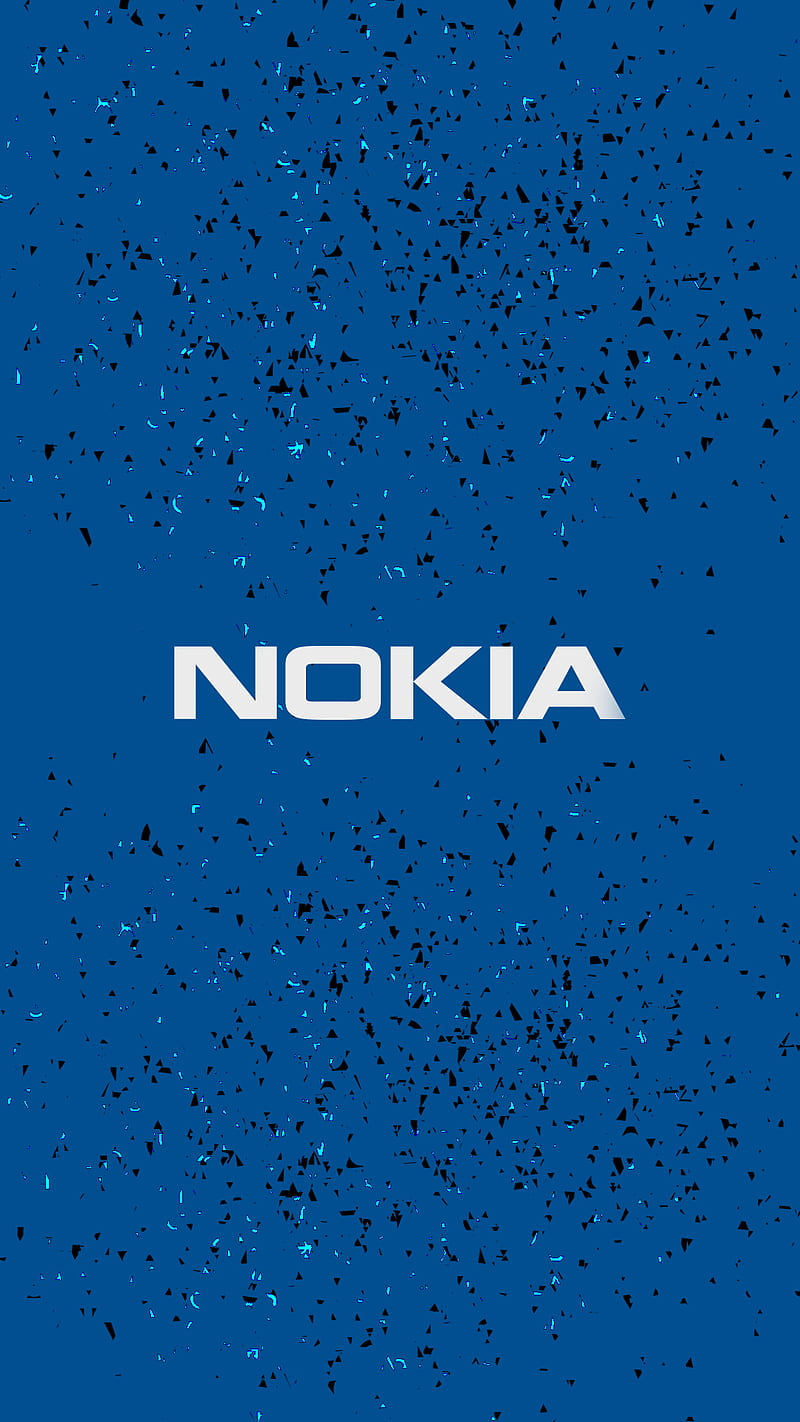 Nokia Logo, android, blue, logo, nokia, HD phone wallpaper
