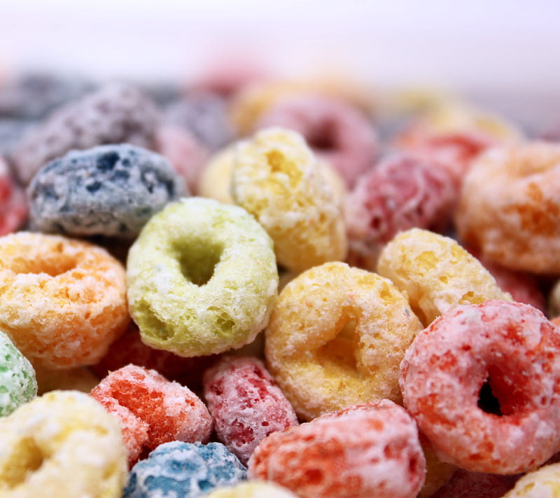Froot Loops, breakfast, cereal, food, HD wallpaper