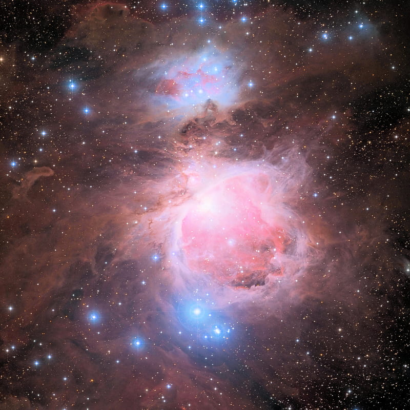 orion nebula, nebula, stars, radiance, space, HD phone wallpaper