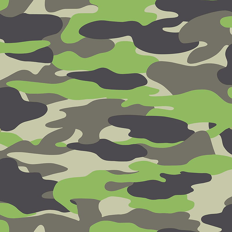 Shades Camouflage Army Camo Black Grey Green Children Teenager Boys, HD phone wallpaper