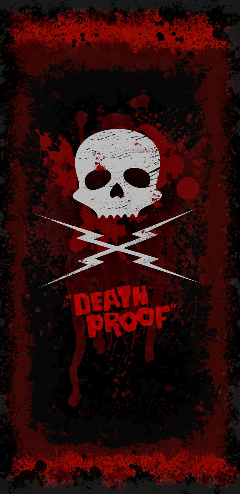 Death Proof , black, red, splatter, awesome, tarantino, best, HD phone wallpaper
