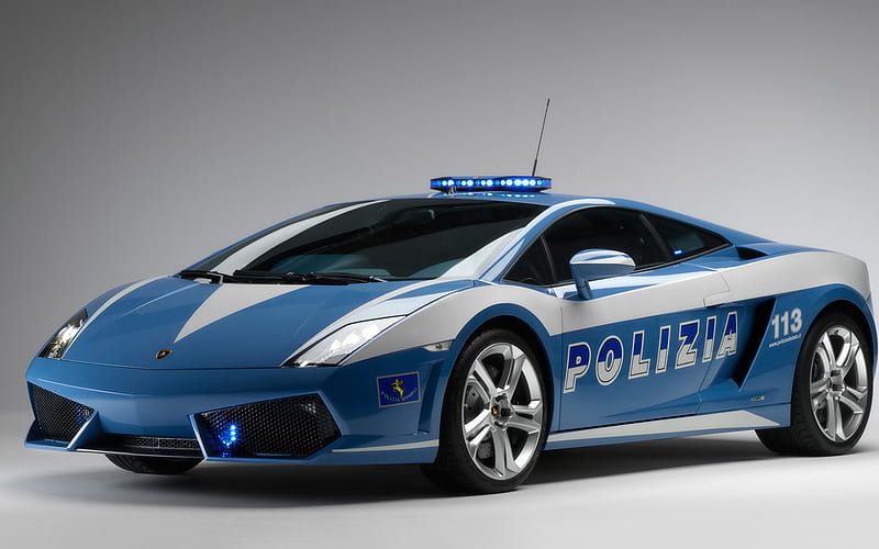 lamborghini gallardo lp560 police car, 1, 2, 3, 4, HD wallpaper