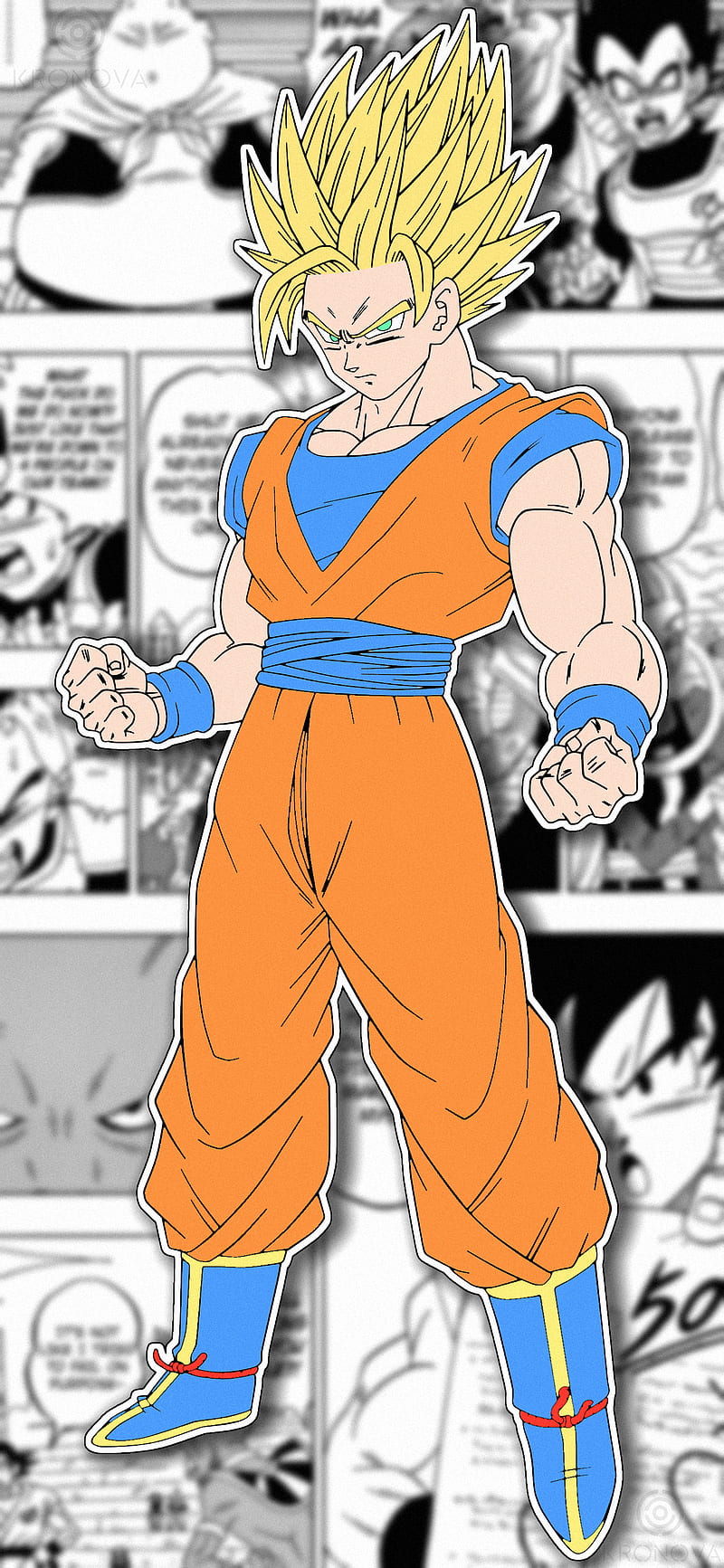 Goku Manga Panel | Sticker