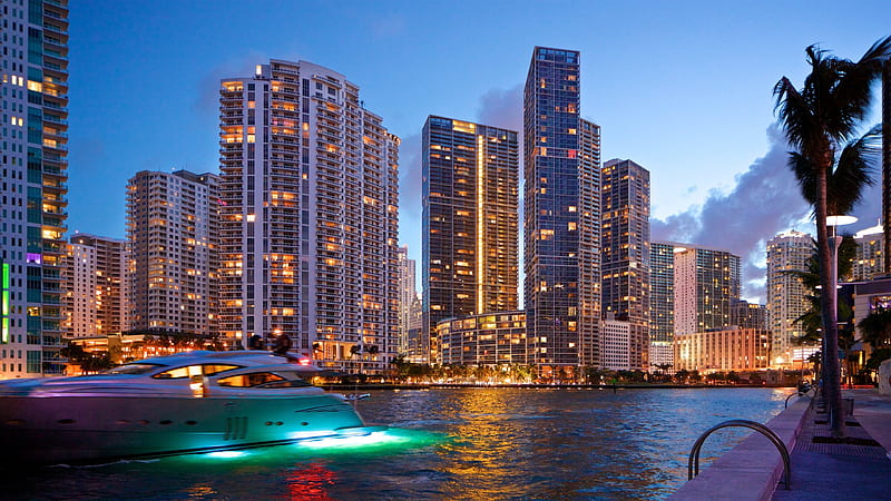 Downtown Miami, Miami Vacation Rentals: house rentals & more, HD wallpaper