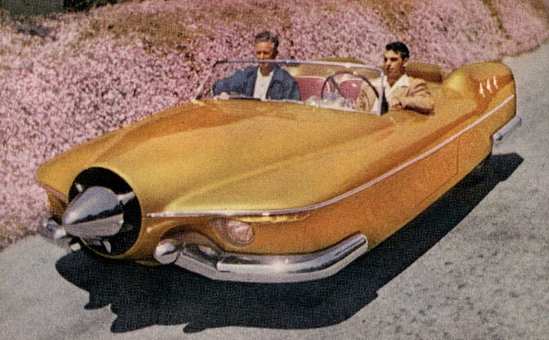 1953 manta ray, flowers, ray, car, manta, man, HD wallpaper