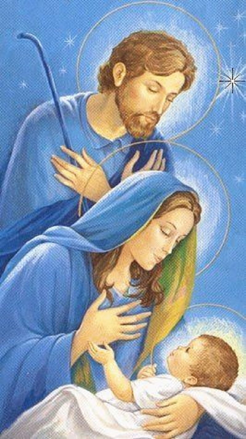 Christmas, holy family, HD phone wallpaper | Peakpx