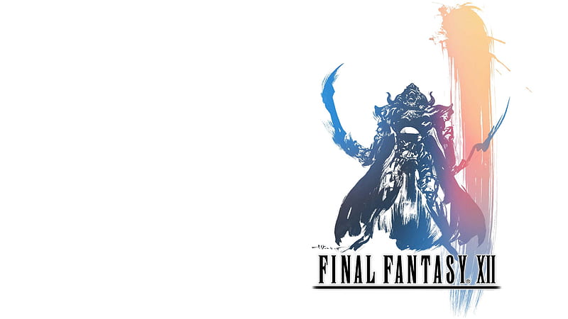 Final Fantasy XII and Background, Final Fantasy Logo, HD wallpaper