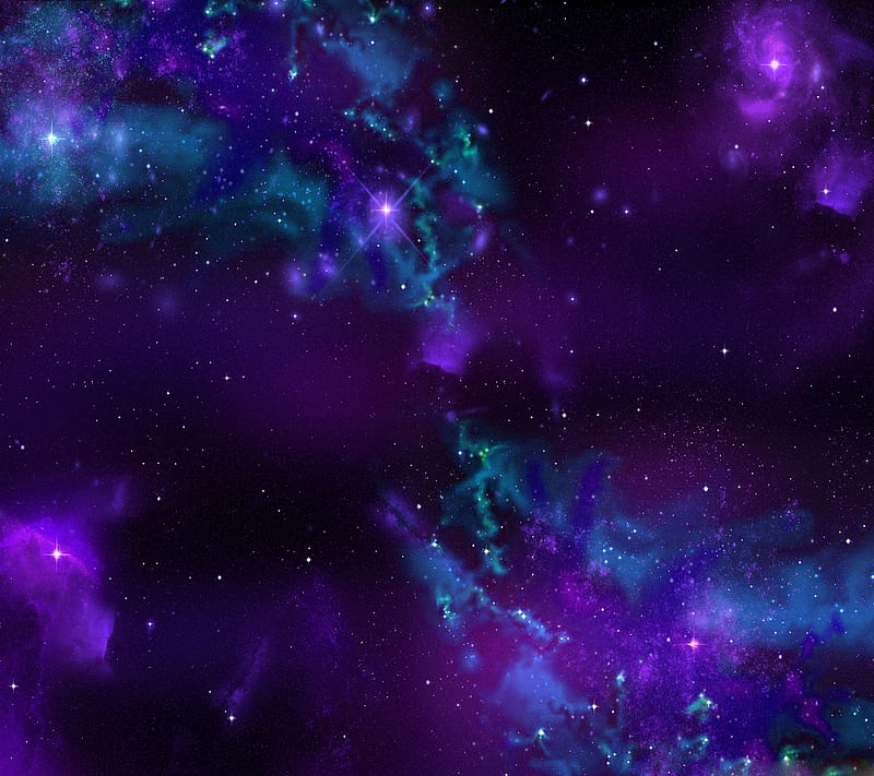 Starry Spiral, night, space, star, HD wallpaper