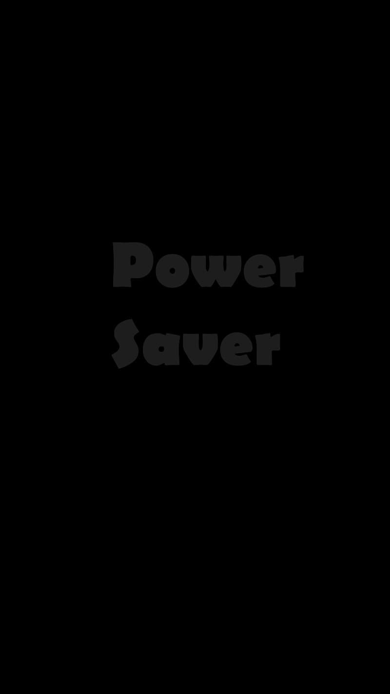 Black Screen Power Saver, black screen, power saver, HD phone wallpaper