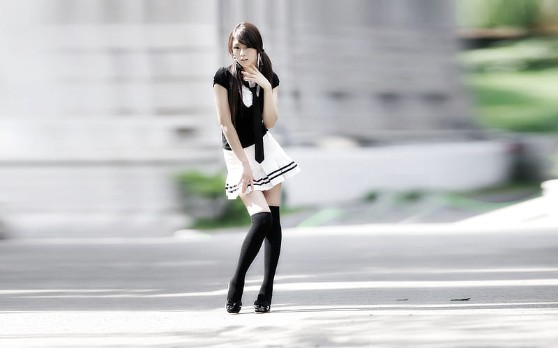 Hwang Mi Hee, pretty, model, bonito, korean, HD wallpaper