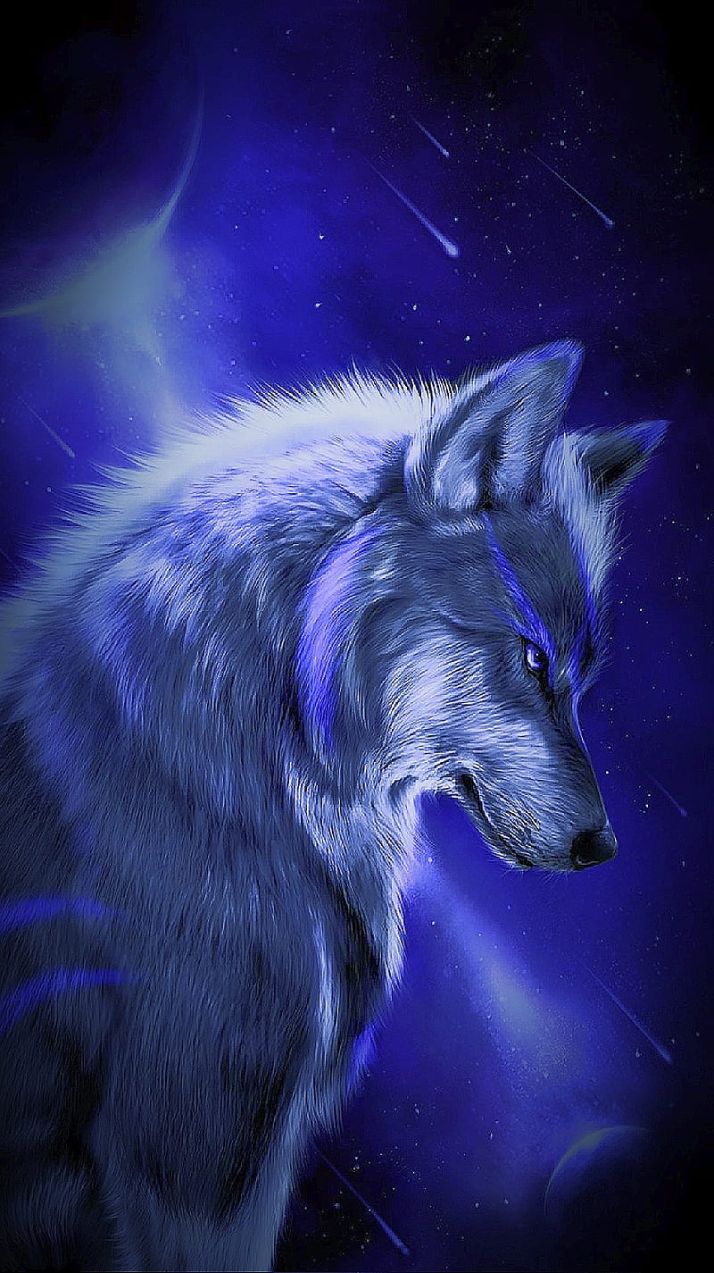 Night wolf, epic, fortnite, gaming, god, hairyson, moon, popular, guerra,  HD phone wallpaper | Peakpx