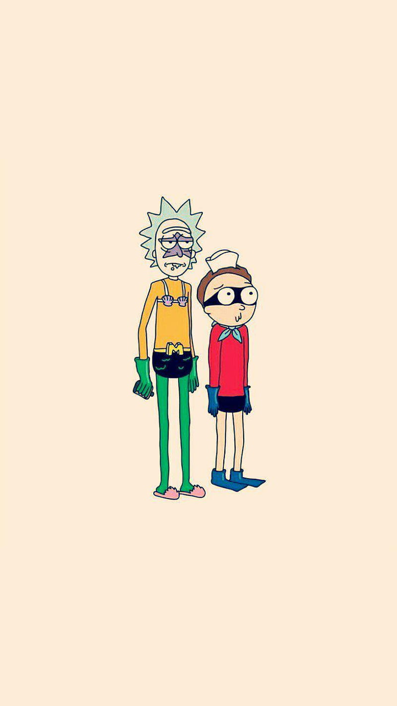 RickandMortySB, morty smith, rick sanchez, HD phone wallpaper