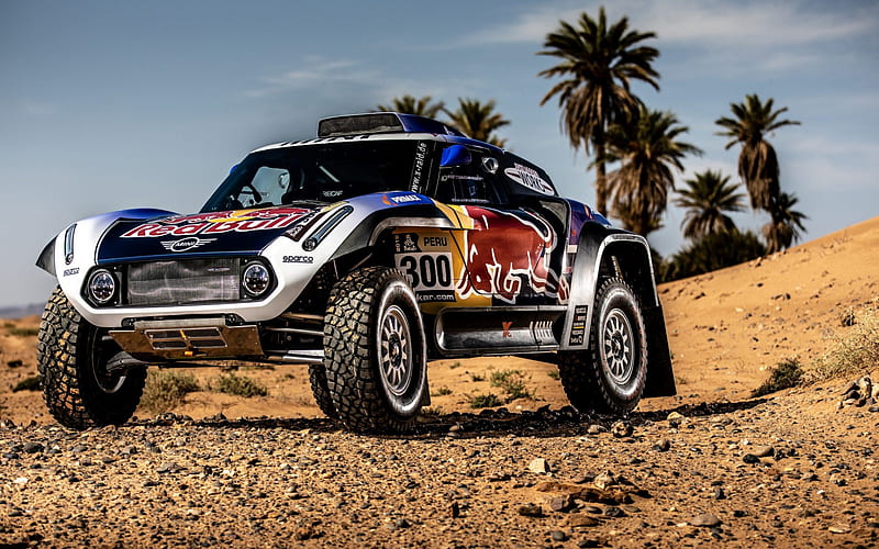 MINI John Cooper Works, Dakar 2019, Buggy, rally, sports cars, tuning, HD wallpaper