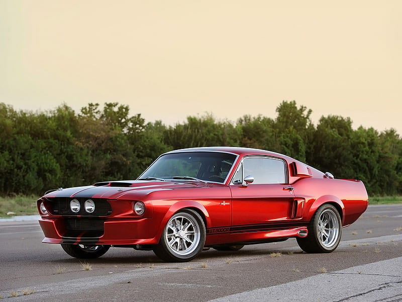 2011 Shelby Classic Recreations GT500CR, Coupe, V8, car, HD wallpaper