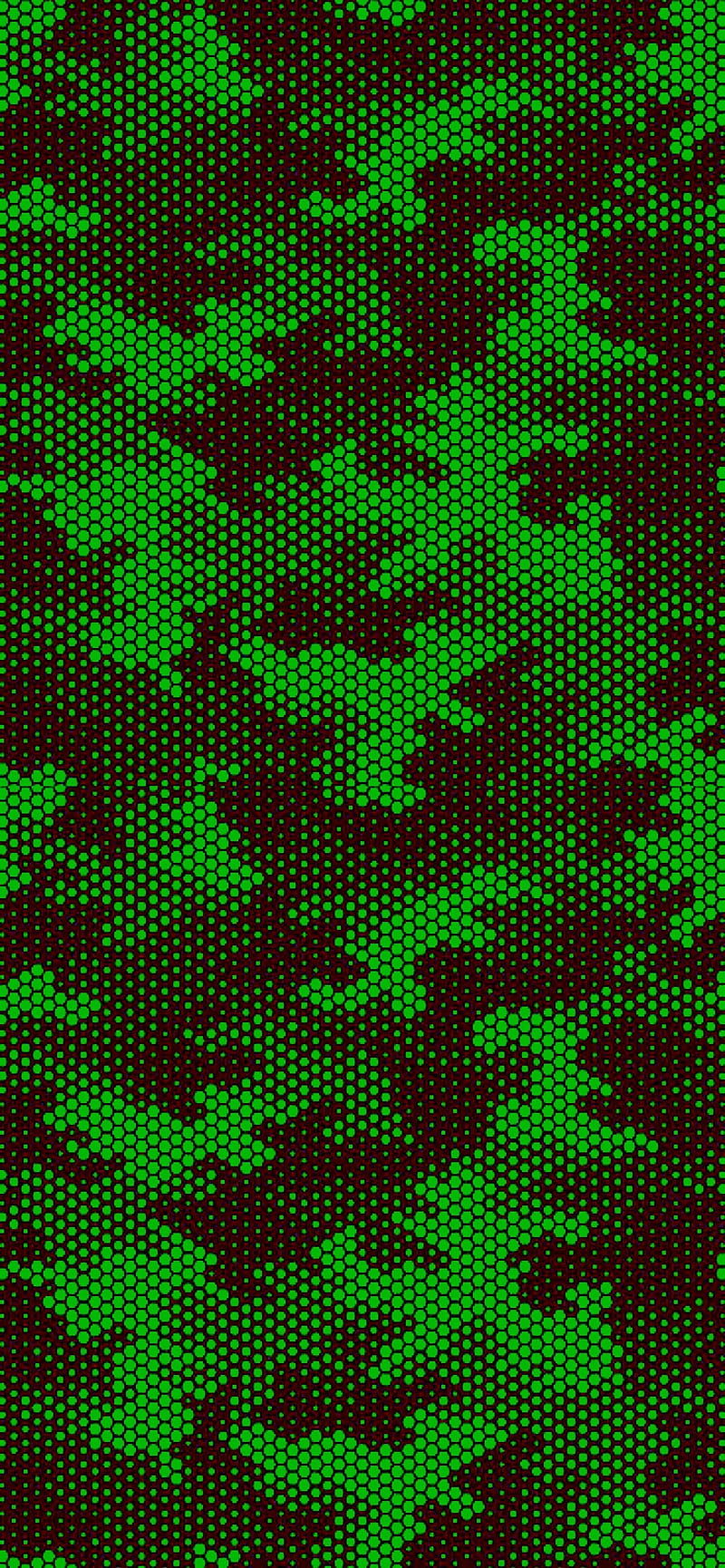 BitCamo, background, brick, camo, green, military, HD phone wallpaper