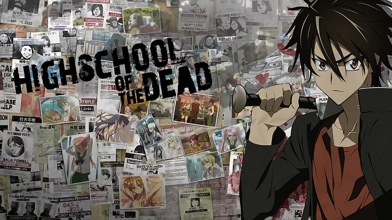 Download Highschool Of The Dead Cruel Takashi Wallpaper