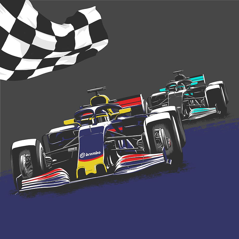 Brembo, racing, illustration, Formula 1, HD phone wallpaper