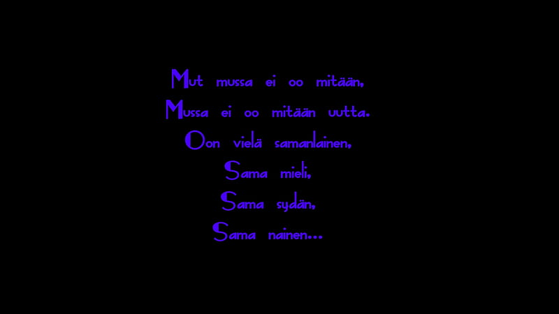 Sama Nainen, chisu, 1366 x 768, lyrics, HD wallpaper