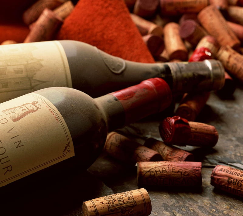 Old wines, bottles, red wine, wine, HD wallpaper