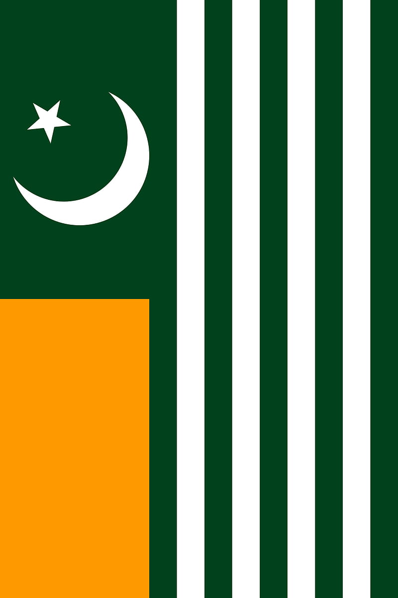 Kashmir Flag, azad, flags, heaven, jammu, kashmiri, pak, pakistan, pakistani, HD phone wallpaper