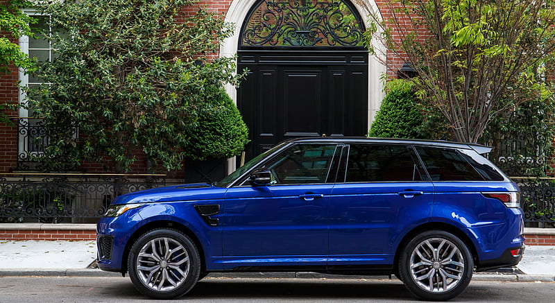 2015 Range Rover Sport SVR (US-Spec) Estoril Blue - Side , car, HD wallpaper