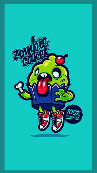 HD wallpaper zombie cakes cartoon character cupcake cute funny sweet undead weird thumbnail