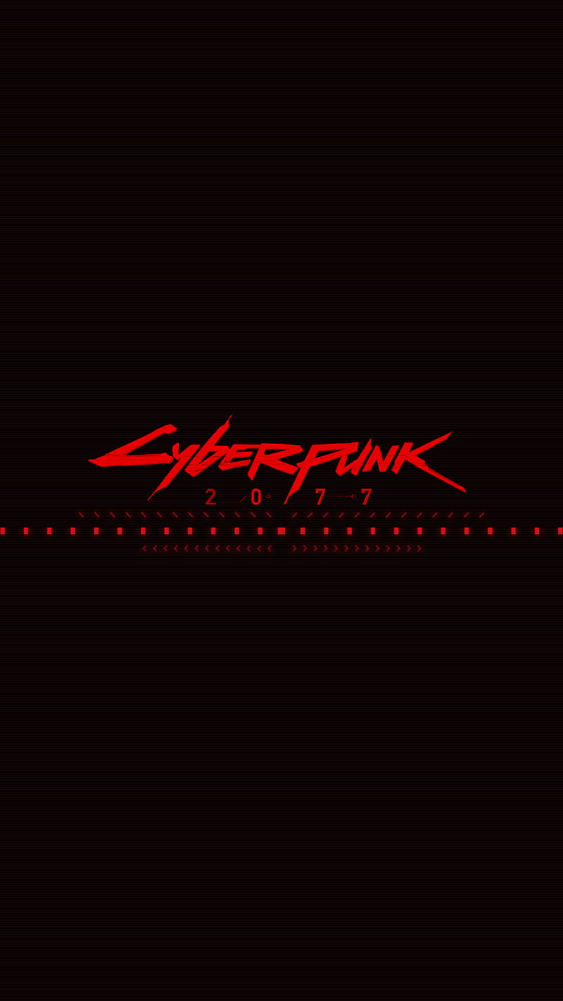 Cyberpunk 2077, black, cyberpunk2077, game, games, glitch, logo, red, HD phone wallpaper