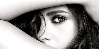 Celebrity Léa Seydoux, Black and White, Actress, Face, 720x1280 Phone HD  Wallpaper