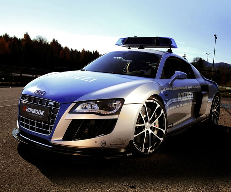 Police Car, audi, vehicle, HD wallpaper
