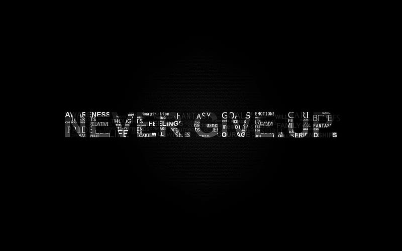 Never Give Up, black background, typography, quotes, HD wallpaper