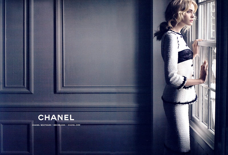 Chanel F/W 09.10 01, ad campaign, heidi mount, chanel, karl lagerfeld,  fashion, HD wallpaper