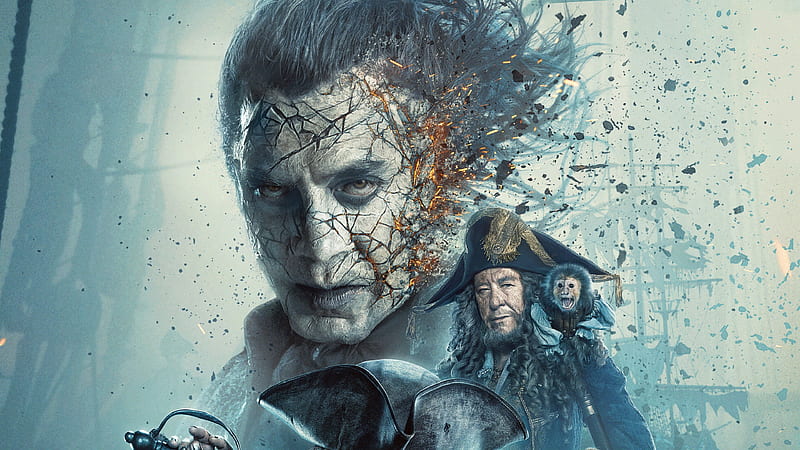 Pirates of the Caribbean, Dead Men Tell No Tales, 2017, New movies, poster, promo, Johnny Depp, Orlando Bloom, HD wallpaper