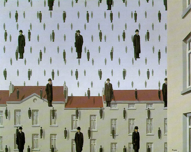The Art of Rene Magritte, art, surreal, rene magritte, artwork, HD wallpaper