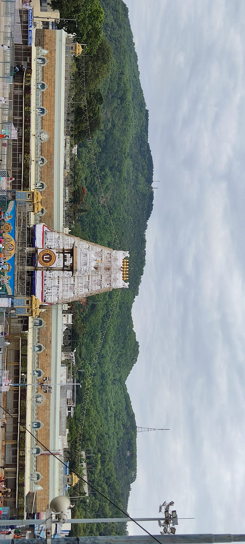 Lord venkateswara, cloud, tirumala, tirupathi, HD phone wallpaper