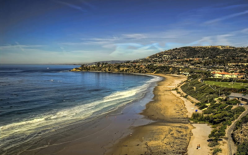 dana point california, beach, point, california, dana, HD wallpaper