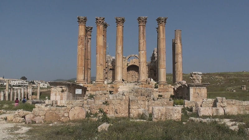 Temple of Artemis, Jordan 2019, HD wallpaper