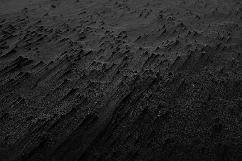 Black and White graphy of Sand, HD wallpaper