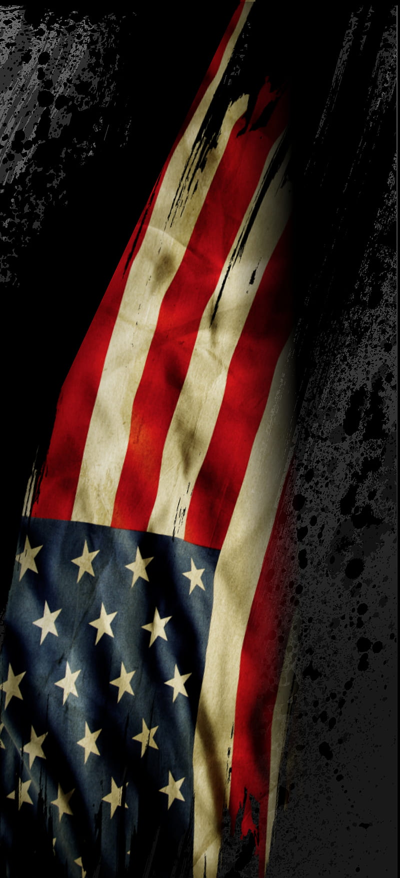 American Flag, america, american, blue, flag, patriot, patriotic, red, trump, usa, white, HD phone wallpaper