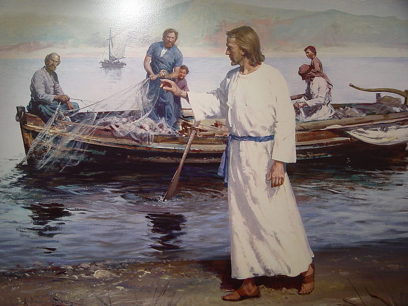 Fishers Of Men, ministry, disciples, jesus, fishemen, HD wallpaper