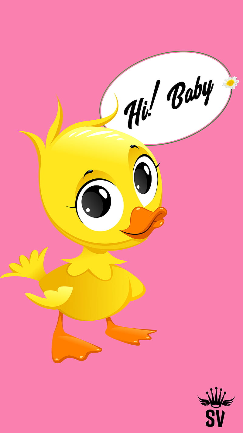 StivenVaneGas5, baby, best, desing, duck, background, fondos, hi, love, sv, HD phone wallpaper