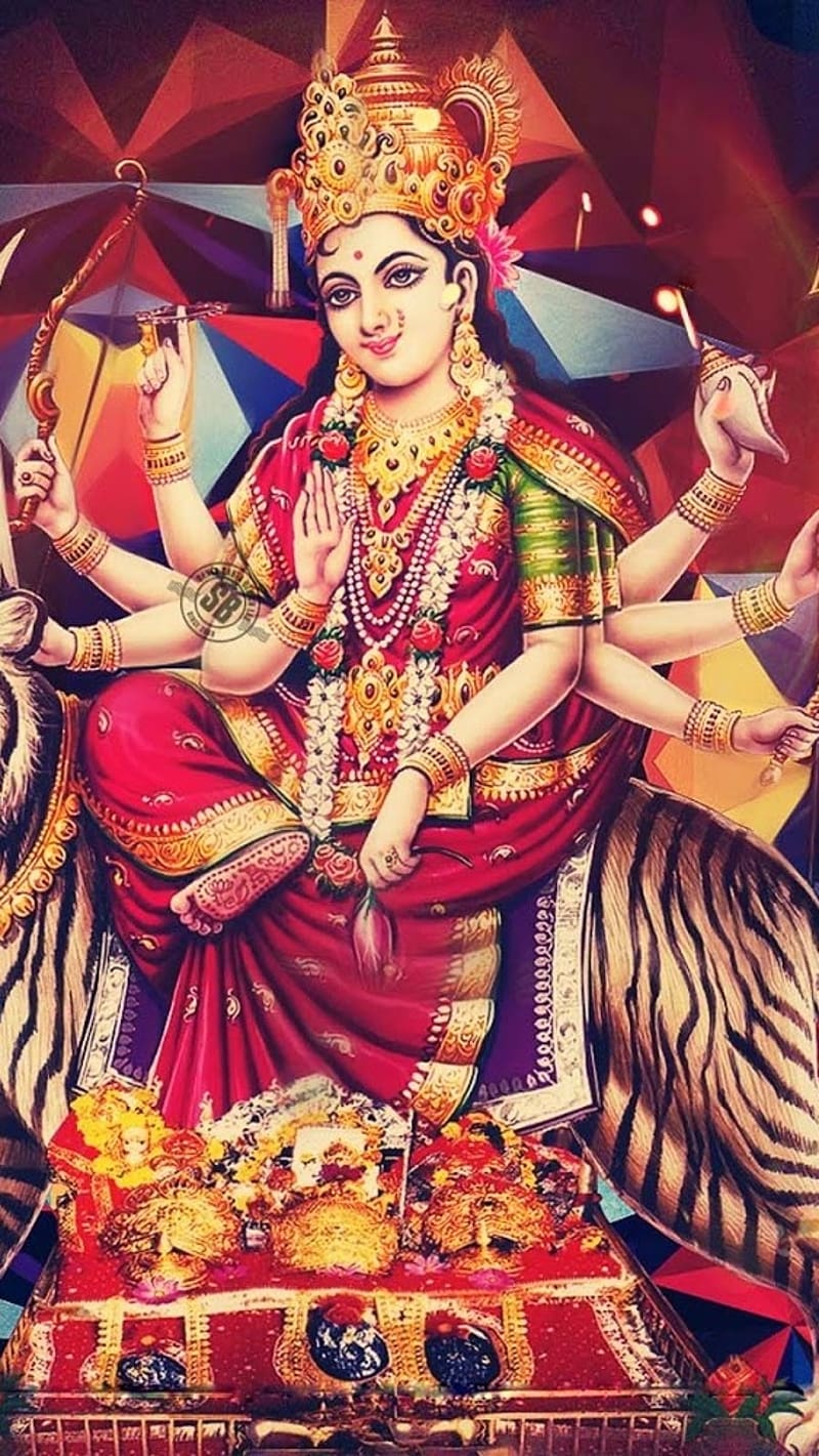 Maa Durga ki Jay, maa durga, bhakti, HD phone wallpaper
