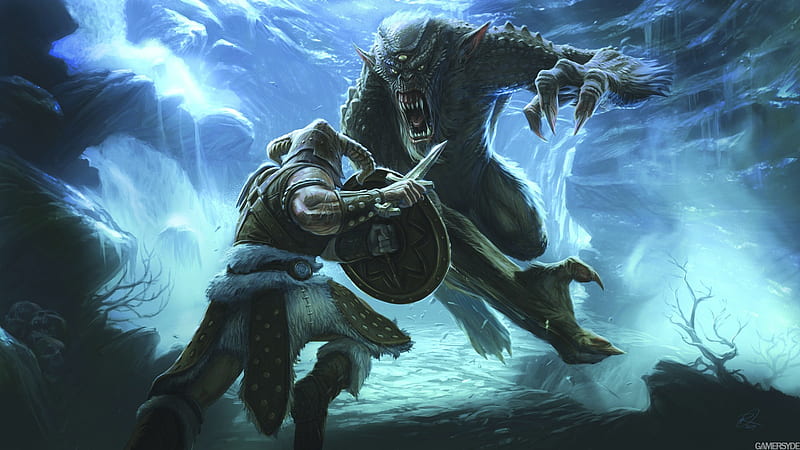 The Elder Scrolls V-Skyrim Game 14, HD wallpaper