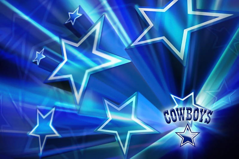 Cowboys, Blau, Stern, Deutschland, HD wallpaper