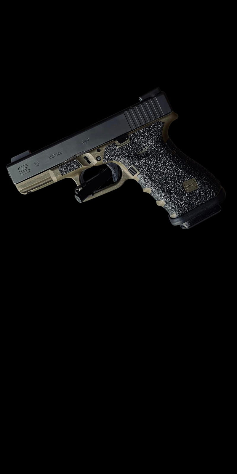 Glock 19, ammunition, starting pistol, HD phone wallpaper