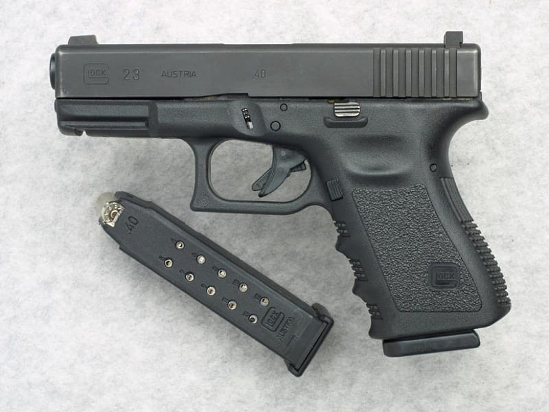 Glock 23, pistol, handgun, glock, 23, HD wallpaper