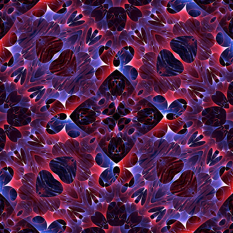 Blueberry Juice Air, blue, energy, fractal, mmmatus, purple, red, HD phone wallpaper