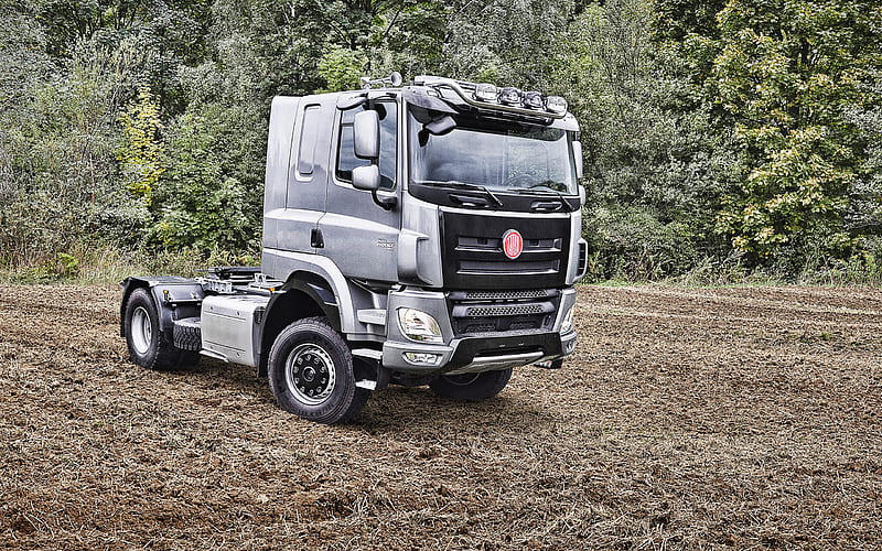 Tatra Phoenix, 2019, Euro 6, 4x4, new truck, new silver Phoenix, Tatra, HD wallpaper