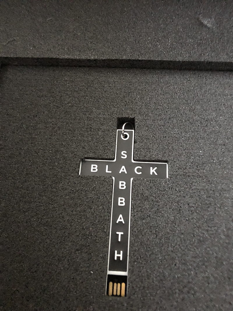 Black sabbath cross, logo, sign, HD phone wallpaper