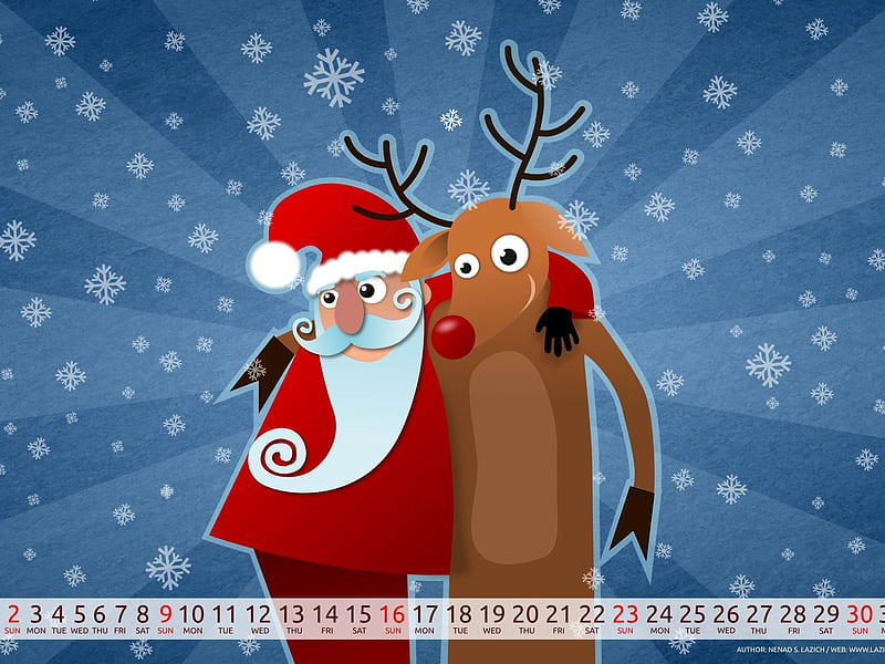 Best Friends-December 2012 calendar, HD wallpaper