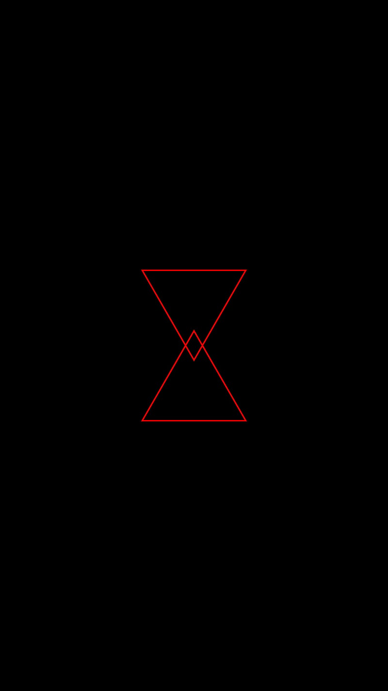 Red & Black Triangles, White/red, abstract, desenho, modern, new latest, shapes, simple, triangle, HD phone wallpaper